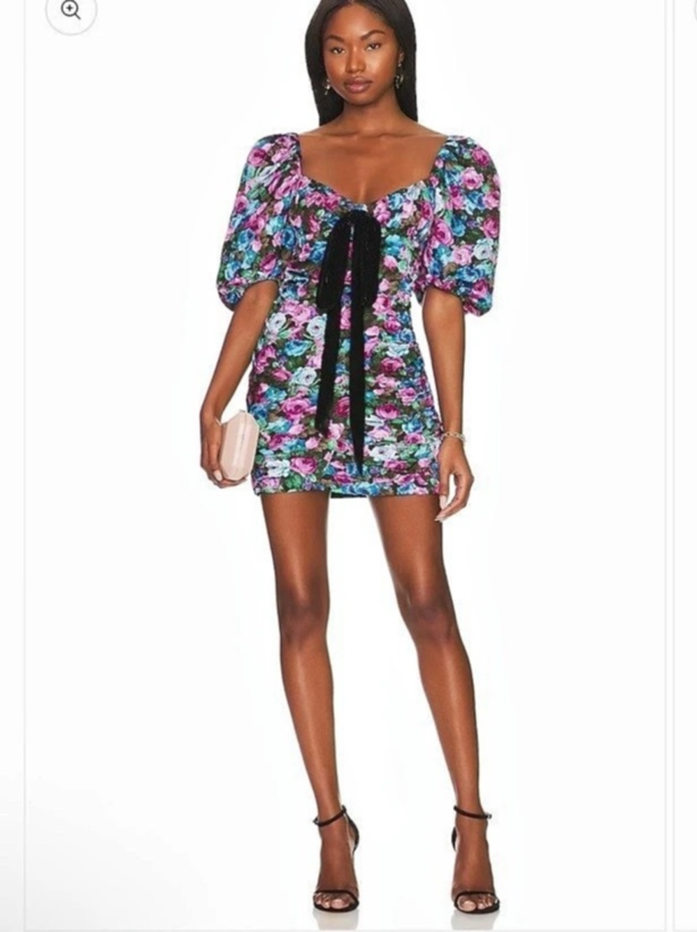 For Love & Lemons Marley Mini Dress Floral Size XS